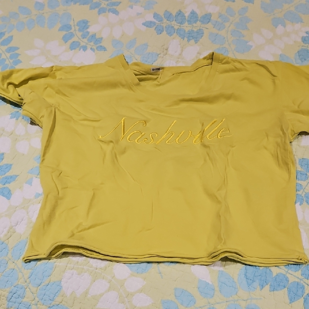 Yellow Nashville Women's Top